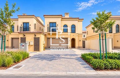 Villa - 4 - 5 for rent in Toledo - Bloom Living - Zayed City (Khalifa City C) - Khalifa City - Abu Dhabi