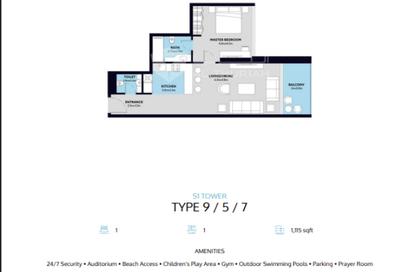 Apartment - 1 - 2 for sale in Al Khan - Sharjah