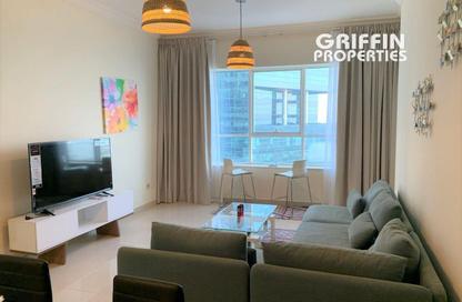 Apartment - 1 - 2 for rent in V3 Tower - JLT Cluster V - Jumeirah Lake Towers - Dubai