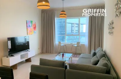 Apartment - 1 Bedroom - 2 Bathrooms for rent in V3 Tower - JLT Cluster V - Jumeirah Lake Towers - Dubai