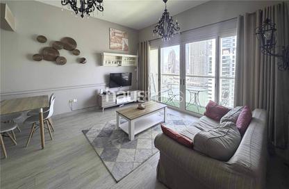 Apartment - 1 Bedroom - 2 Bathrooms for rent in Marina View Tower A - Marina View - Dubai Marina - Dubai
