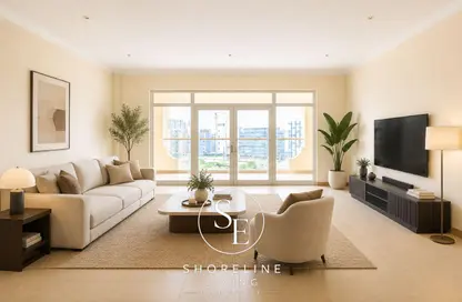 Apartment - 1 Bedroom - 1 Bathroom for rent in Al Khushkar - Shoreline Apartments - Palm Jumeirah - Dubai