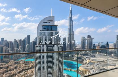 Apartment - 2 - 3 for rent in Boulevard Point - Downtown Dubai - Dubai