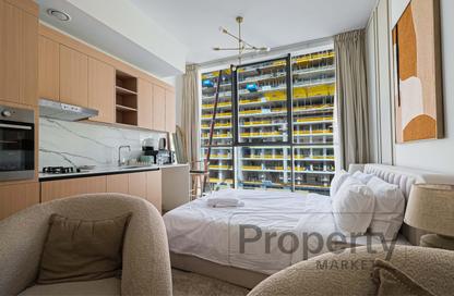 Apartment - Studio - 1 Bathroom for rent in AURA by Grovy - District 14 - Jumeirah Village Circle - Dubai
