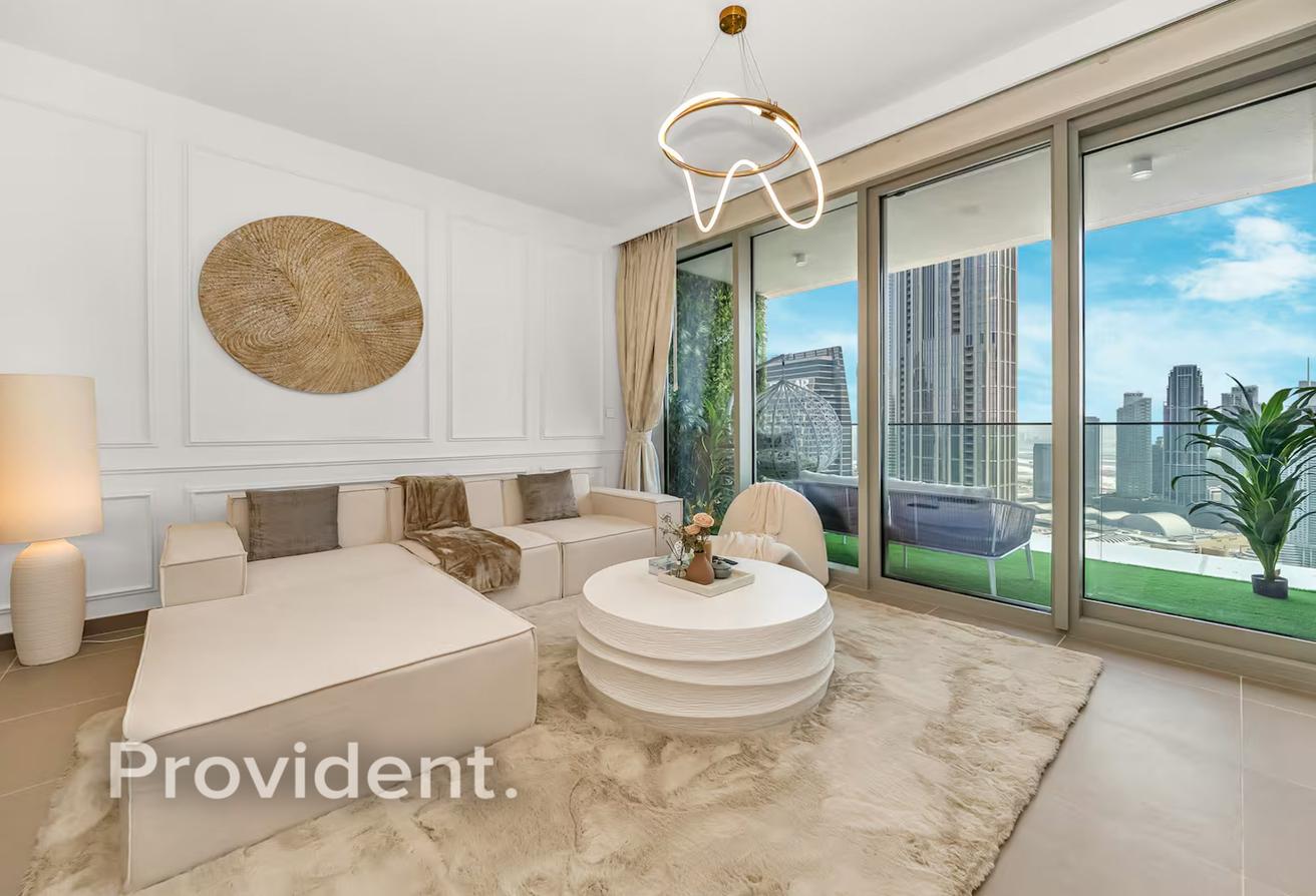Burj and Fountain View | Majestic 3BR+Maids Room photo 6