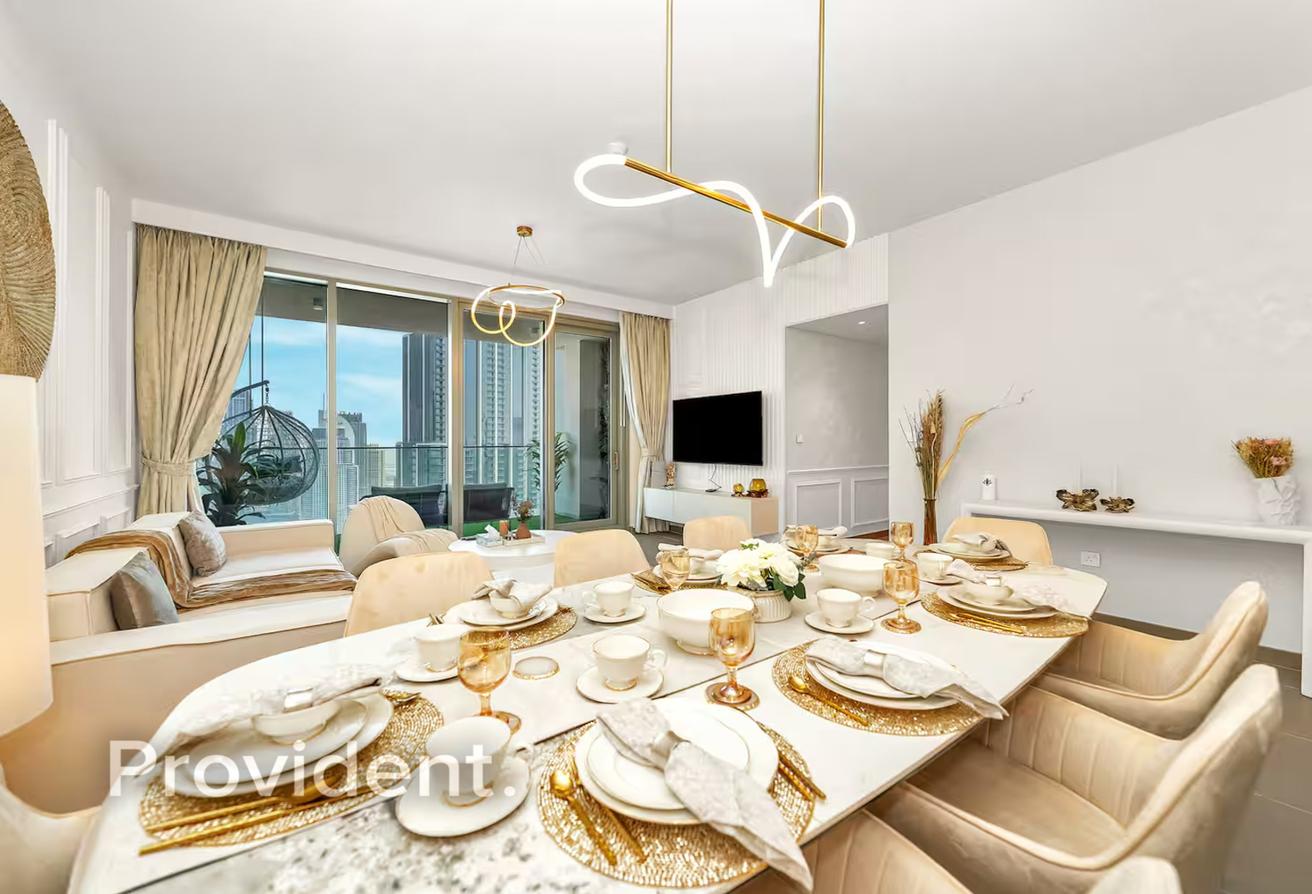 Burj and Fountain View | Majestic 3BR+Maids Room photo 8