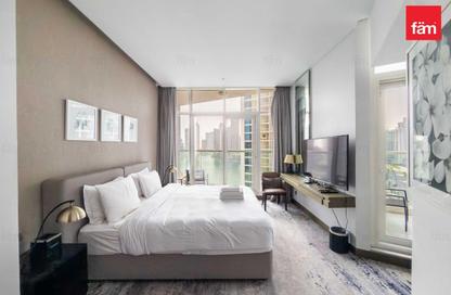 Apartment - Studio - 2 Bathrooms for rent in Damac Maison Prive B - Damac Maison Prive - Business Bay - Dubai