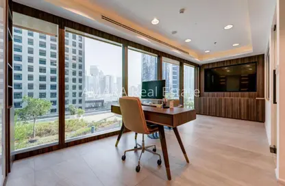 Office Space - Studio - 1 Bathroom for rent in The Binary Tower - Business Bay - Dubai