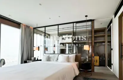 النزل و الشقق الفندقية - غرفة نوم - 2 حمامات للايجار في برج زعابيل ١ - زعبيل 1 - زعبيل - دبي
