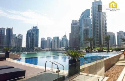 Apartment - 1 Bedroom - 2 Bathrooms for rent in Damac Heights - Dubai Marina - Dubai