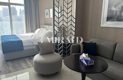 Apartment - Studio - 1 for rent in Damac Maison Prive A - Damac Maison Prive - Business Bay - Dubai Apartment - Studio - 1 for rent in Damac Maison Prive A - Damac Maison Prive - Business Bay - Dubai