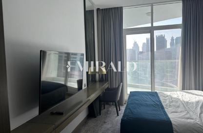 Apartment - Studio - 1 for rent in Damac Maison Prive A - Damac Maison Prive - Business Bay - Dubai