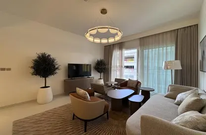 شقة - غرفة نوم - 2 حمامات للايجار في جراند بلو تاور 1 - إعمار بيتشفرونت - دبي هاربور - دبي