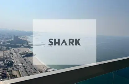 شقة - غرفة نوم - 2 حمامات للبيع في برج الكورنيش - طريق كورنيش عجمان - عجمان