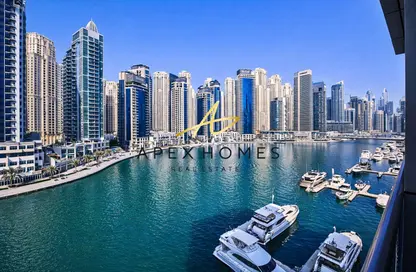 Apartment - 3 Bedrooms - 4 Bathrooms for rent in Ary Marina View Tower - Dubai Marina - Dubai