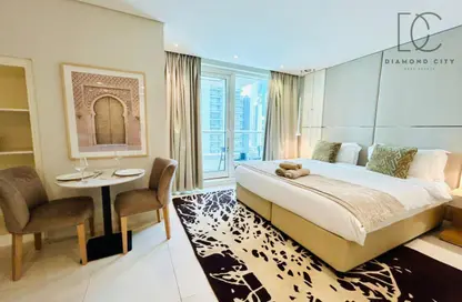 Apartment - Studio - 1 Bathroom for rent in DAMAC Maison Canal Views - Business Bay - Dubai