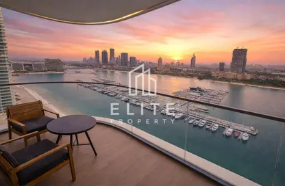 Apartment - 2 Bedrooms - 2 Bathrooms for sale in Marina Vista Tower 1 - Marina Vista - EMAAR Beachfront - Dubai Harbour - Dubai