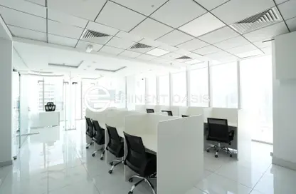 Office Space - Studio - 1 Bathroom for rent in The Prism - Business Bay - Dubai