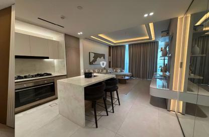 Apartment - 3 - 4 for sale in Binghatti Ghost - Dubai Healthcare City 2 - Al Jaddaf - Dubai