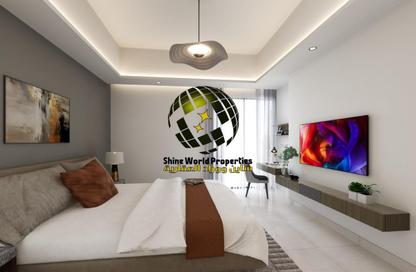 Apartment - 1 Bedroom - 2 Bathrooms for sale in Nuaimia Two Tower - Al Nuaimiya - Ajman