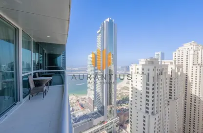 Apartment - 2 Bedrooms - 3 Bathrooms for rent in Al Fattan Marine Tower - Al Fattan Marine Towers - Jumeirah Beach Residence - Dubai
