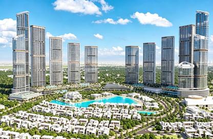 Apartment - 1 - 2 for sale in 330 Riverside Crescent - Sobha Hartland II - Bukadra - Dubai