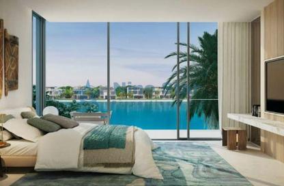 Villa - 5 Bedrooms - 5 Bathrooms for sale in Villa Azure Blue Frond M - Villa Azure Blue - The Beach Collection Villas - Palm Jebel Ali - Dubai