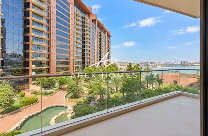 Apartment - 1 Bedroom - 2 Bathrooms for rent in Sapphire - Tiara Residences - Palm Jumeirah - Dubai