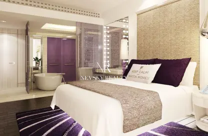النزل و الشقق الفندقية - غرفة نوم - 1 حمام للبيع في تاور C - داماك تاورز من باراماونت - الخليج التجاري - دبي