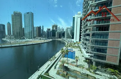 مكتب - استوديو - 1 حمام للايجار في البحيرة المركزية - الخليج التجاري - دبي