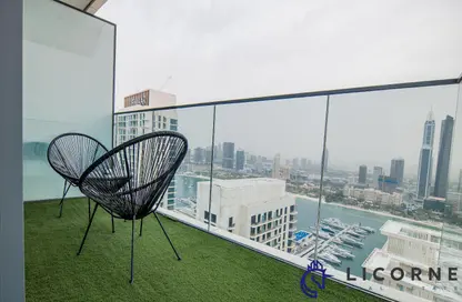 Apartment - 1 Bedroom - 2 Bathrooms for sale in Beach Vista Tower 1 - Beach Vista - EMAAR Beachfront - Dubai Harbour - Dubai