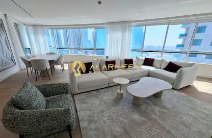 Apartment - 4 Bedrooms - 4 Bathrooms for rent in Horizon Tower - Dubai Marina - Dubai