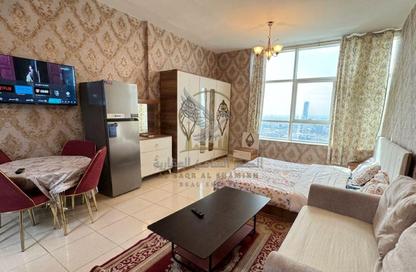 Apartment - Studio - 1 Bathroom for rent in Orient Tower 2 - Orient Towers - Al Bustan - Ajman