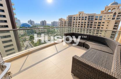 Apartment - 3 - 4 for rent in Emerald - Tiara Residences - Palm Jumeirah - Dubai