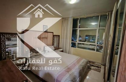 Apartment - 2 Bedrooms - 2 Bathrooms for rent in Orient Tower 1 - Orient Towers - Al Bustan - Ajman