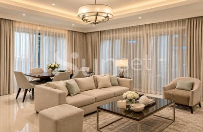 Apartment - 2 - 3 for rent in The Address Residence Fountain Views 1 - The Address Residence Fountain Views - Downtown Dubai - Dubai