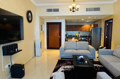 Apartment - 1 Bedroom - 2 Bathrooms for rent in Corniche Tower - Ajman Corniche Road - Ajman