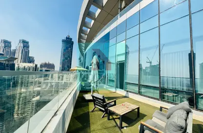 مكتب - استوديو - 1 حمام للايجار في برج بارك لين - الخليج التجاري - دبي