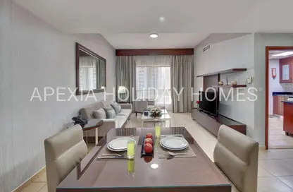 Hotel  and  Hotel Apartment - 1 Bedroom - 2 Bathrooms for rent in Suha JBR Hotel Apartments - Jumeirah Beach Residence - Dubai
