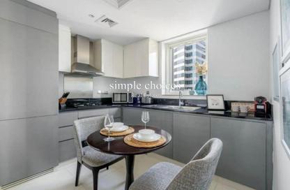 Apartment - Studio - 1 for rent in Damac Maison Prive A - Damac Maison Prive - Business Bay - Dubai