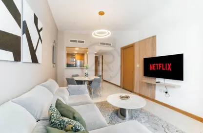 Apartment - 1 Bedroom - 2 Bathrooms for rent in Iris Blue - Dubai Marina - Dubai