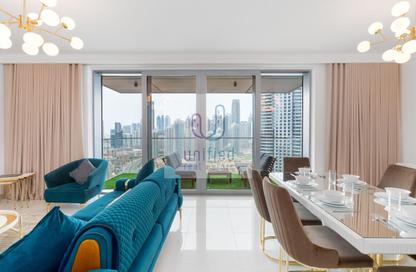 Apartment - 2 - 3 for rent in Boulevard Point - Downtown Dubai - Dubai