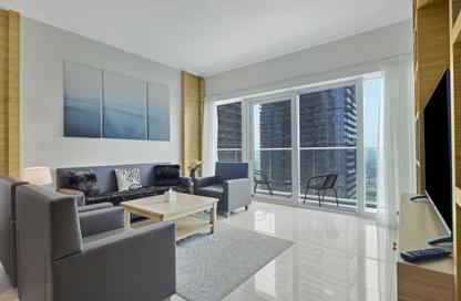 Apartment - 2 - 2 for rent in Damac Heights - Dubai Marina - Dubai