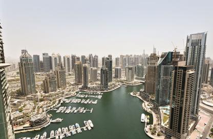 Apartment - 2 - 2 for rent in Damac Heights - Dubai Marina - Dubai