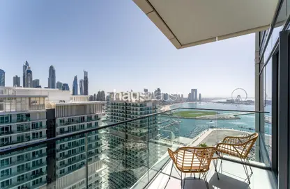 Apartment - 1 Bedroom - 1 Bathroom for rent in Beach Vista Tower 1 - Beach Vista - EMAAR Beachfront - Dubai Harbour - Dubai