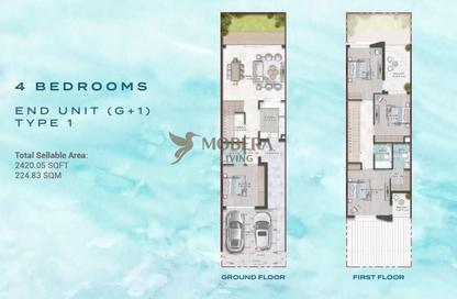 Villa - 4 - 4 for sale in Lush - Damac Riverside - Dubai Investment Park 2 (DIP 2) - Dubai Investment Park (DIP) - Dubai
