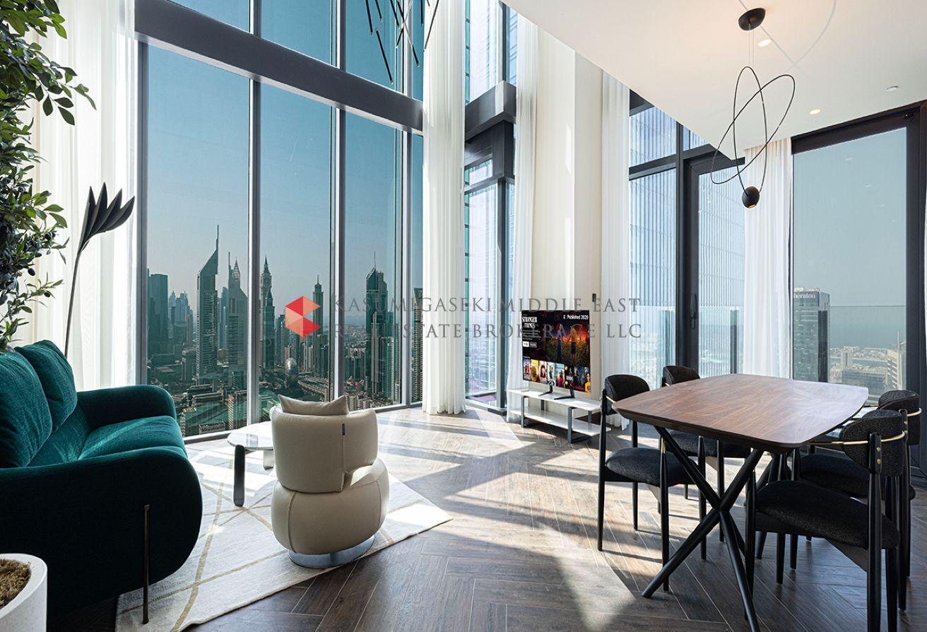 Burj Khalifa and DIFC skyline views photo 2