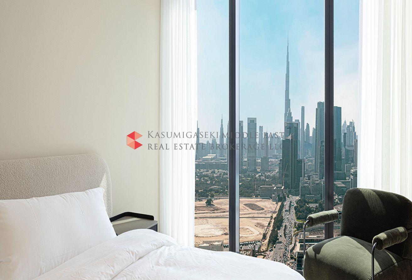 Burj Khalifa and DIFC skyline views photo 10