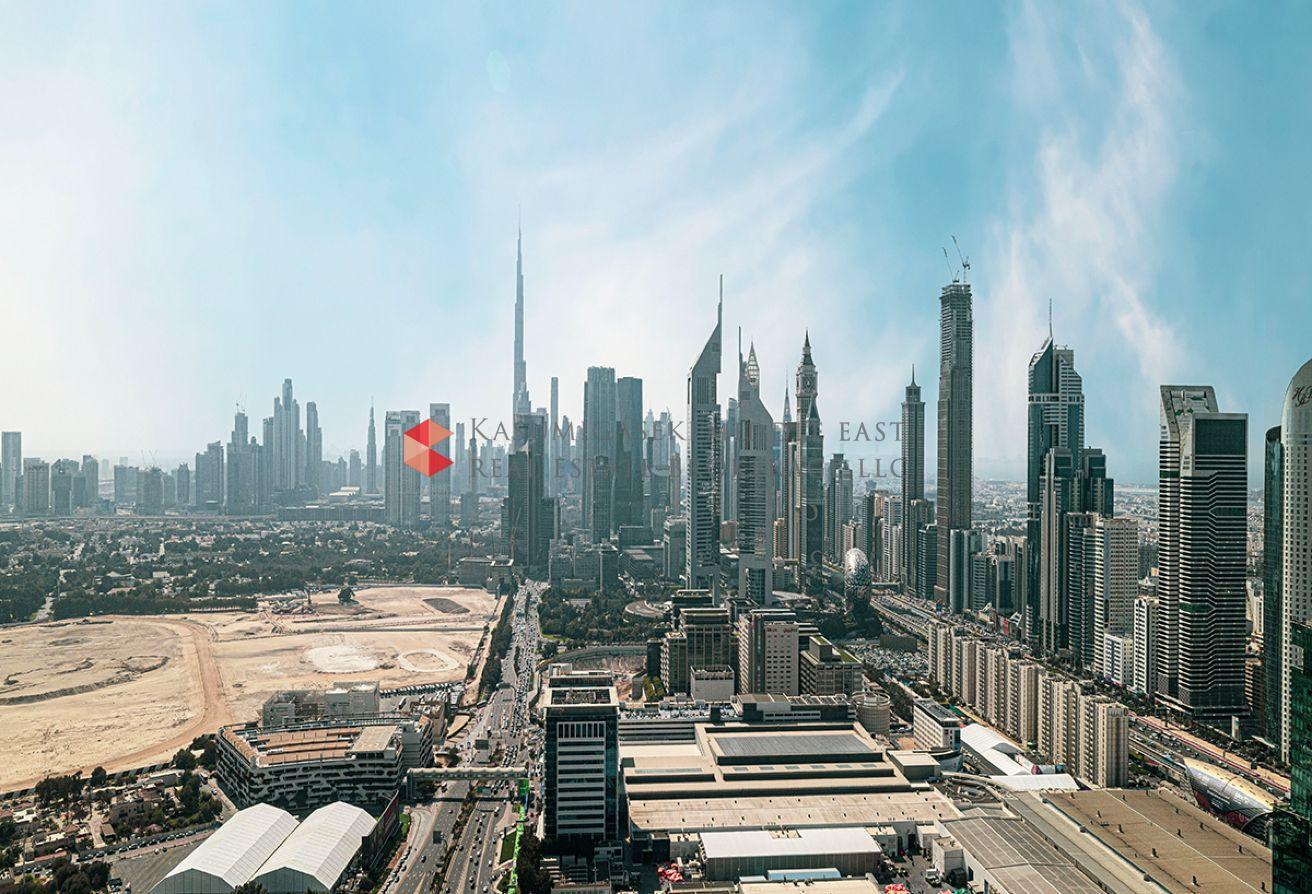 Burj Khalifa and DIFC skyline views photo 18