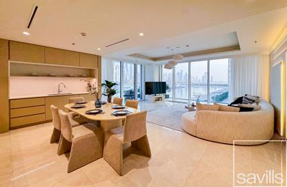 Apartment - 3 - 3 for rent in Palace Beach Residence Tower 1 - Palace Beach Residence - Emaar Beachfront - Dubai Harbour - Dubai